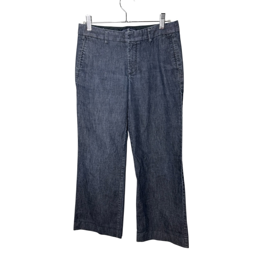 GAP Women's Wide Leg Jeans Trousers - Dark Blue